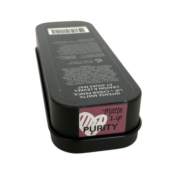 Nudestix Intense Matte Lip & Cheek Pencil PURITY With Sharpener in Box - Picture 2 of 4